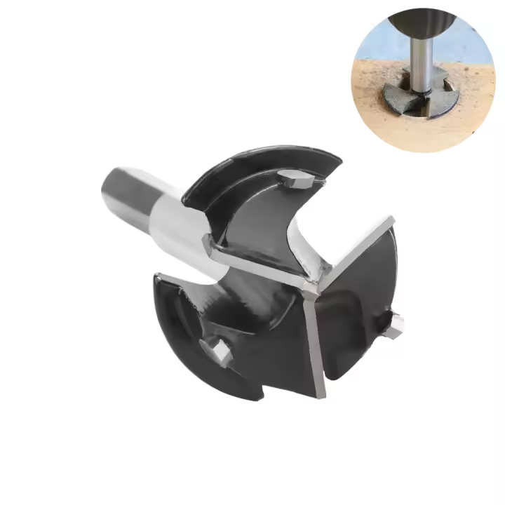 Taladro Ajustable De 3 Hojas Con Rosca Hexagonal 35mm Para Puertas Armarios Mesa De Trabajo Y Madera Herramienta De Carpintería - 1