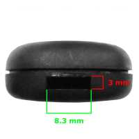 Ociodual Carcasa de Recambio Llave sin Espadin Compatible con Citroen C1 C2 C3 C5 Xsara Saxo Berlingo Picasso Negro 2 Botones - details 4