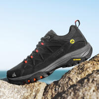Zapatos De Senderismo Para Hombres HIKEUP De Cuero Suela De Goma Antideslizante Transpirables Malla Superior Tamaño 40-45 Color Negro Verde Caqui Gris - details 9