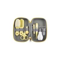 8 piezas Kit de aseo para bebés, kit profesional de cortaúñas para bebés, no tóxico sin BPA, kits de aseo para bebés para viajes y hogar (amarillo) - details 2
