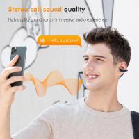 Auriculares abiertos con auriculares inalámbricos Bluetooth 5.3, auriculares deportivos con micrófono incorporado con auriculares y ganchos auriculares, caja de carga inalámbrica y pantalla, auriculares deportivos impermeables al agua y Fitness - details 3