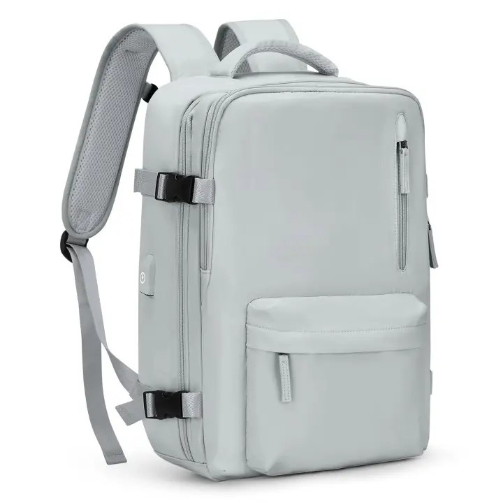 Mochila de Viaje en Cabina de Avión Maleta de Mujer Equipaje de Mano en Cabina de Avión Mochila de Senderismo 45x36x20 Mochela para Portátil Impermeable para Hombre with Cargador USB - 1