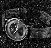 Reloj De Mujer LIGE Moda Ultrafino De Lujo Con Correa De Malla Cronógrafo Cuarzo Deportivo Casual Fecha Resistente Al Choque Manos Luminosas Agua Resistente - details 16