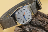 Reloj Mecánico De Mano 7120 Para Hombres 36mm Retro Business Tiempo Clásico Sencillo Para Parejas Material De Correa De Cuero Resistente Al Agua Profundidad 3Bar - details 6