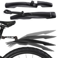 2Pcs Guardabarros De Bicicleta Ajustable Para Rueda De 26 27.5 29 Pulgadas Frontal Y Trasera Protección Contra Salpicaduras MTB Piezas De Ciclismo - details 2