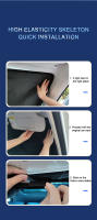 SEAMETAL Pantalla De Sol Para Coche Cubierta De Ventanas Frontales Espejo Solar Aislante De Calor Paraguas Para Accesorios De Coche - details 10