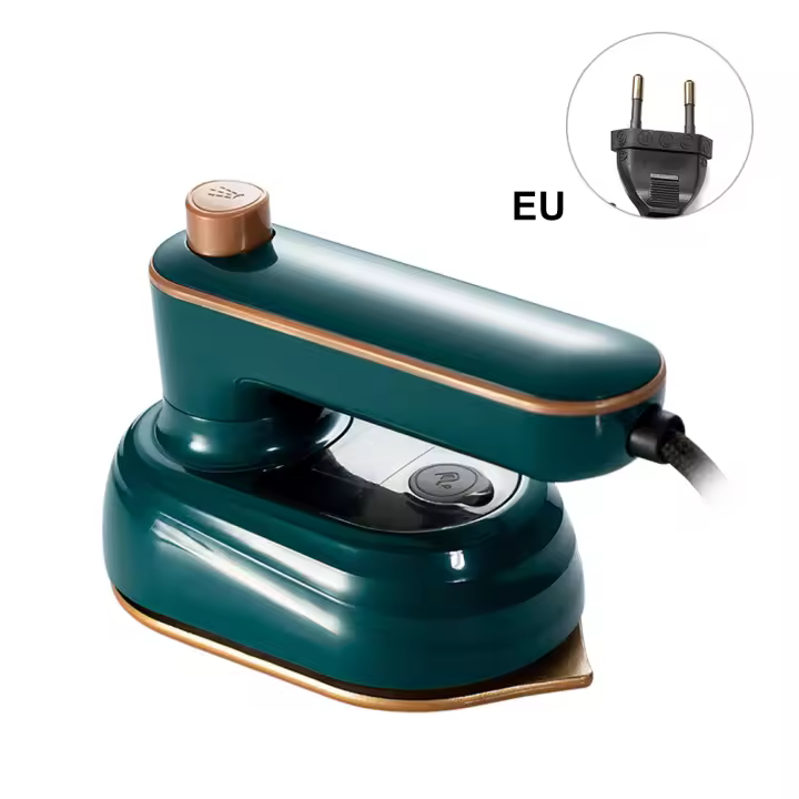 Hierro de Buceo Mini Manual con Mango Plegable Máquina de Vapor para Ropa Portátil para Viajes Uso Húmedo y Seco para Casa Negocios Viajes Material ABS + Metal Hecho en China - 1