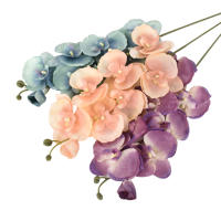 1pc Arco De Mariposa De Seda Con 9 Cabezas Orquídea Falsa 69/100CM Para Decoración De Hogar Y Bodas Flores Artificiales Para Decoración Interior - details 12