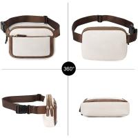 Bolsa De Cintura Para Mujer Con Correa Ajustable De Cuero Sintético PU Bolso De Mano Mensajero Crossbody Moda Casual - details 4