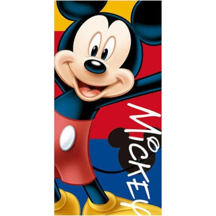 Toalla de Playa Infantil Microfibra Mickey Mouse 190158 75x145 cm - ¡Ideal para disfrutar del sol y la diversión en la playa! - 1