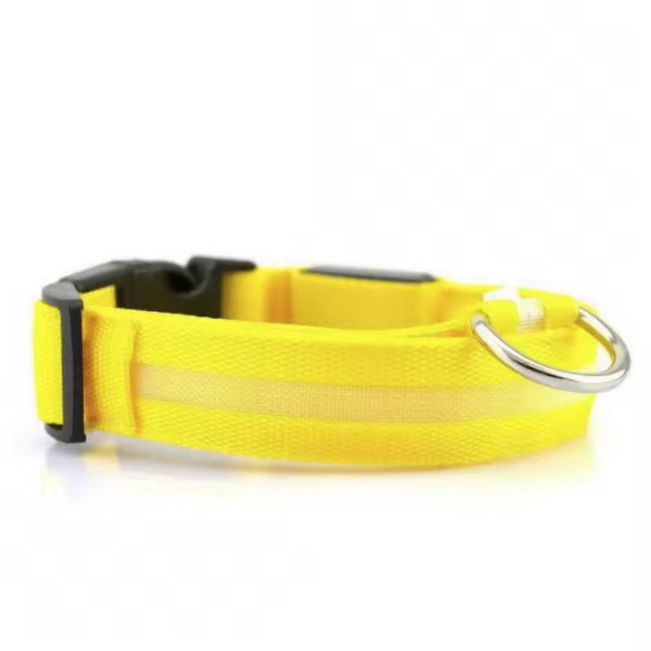 Collar ajustable LED para perros y gatos diferentes colores y tamaños - 1