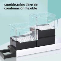 Filtro Externo Para Acuario Con Caja De Agua Para Filtración Superior Sistema De Circulación Por Drip Contenedor De Filtro Para Tanque De Peces - details 4