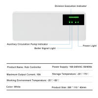 Controlador De Válvula Eléctrica 8 Canales Para Sistema De Calefacción Por Suelo Y Aire Acondicionado KKMOON - details 0