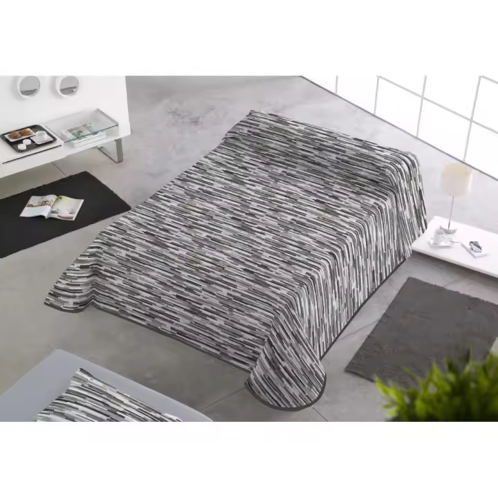 SABANALIA - Colcha estampada Verona (Disponible en varios tamaños) | Colcha ideal para primavera y verano | Producto ligero y decorativo - 1
