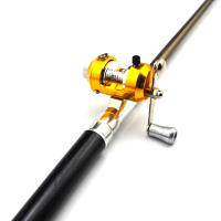 Carrete De Pesca Portátil Y Retráctil De Metal Para Agua Dulce Y Salada Carrete De Buzo Especializado Para Pesca En Hielo Y Río - details 5