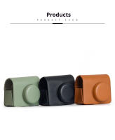 Nueva Funda De Cámara De Piel PU Para Fujifilm Instax Wide 400 Con Correa De Hombro Estilo Bolso Suave Y Silicona - details 3