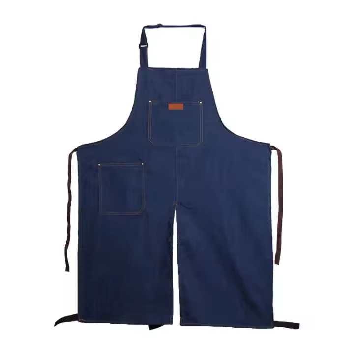 Delantal De Cerámica Con Pierna Dividida Resistente Y Cómodo Para Trabajo En La Cocina Jardín Artesanías Pintura Material De Lona CANVAS - 1