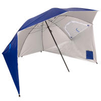 AKTIVE, Sombrilla playa grande, 240 cm, Protección UV50, Mástil acero, Regulable en altura, Tejido poliéster, Funda transporte, Sombrilla para la playa, Sombrillas grandes, Sombrilla playa grande - details 0