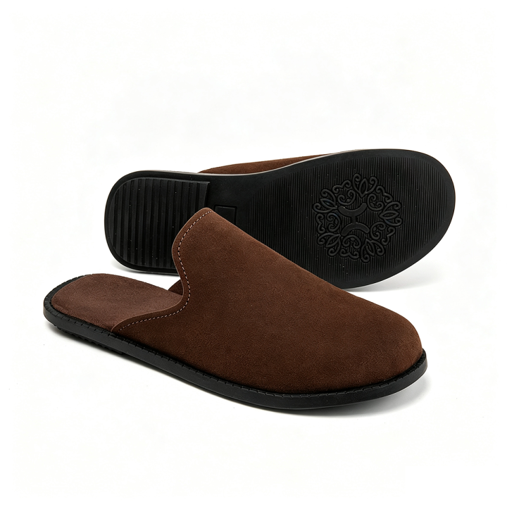 Simple atmosphere, non-slip and wear-resistant, high-quality lazy one-pedal, light and breathable loafers