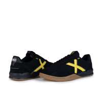 Munich Zapatilla Hombre ORGIX 04 Negra y Amarilla Suela Caramelo - details 3