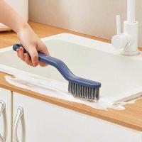 Cepillo Multifuncional Para Piso Y Baño 2 En 1 Limpieza De Cocina Herramienta De Limpieza Doméstica Plástico Hand - details 4