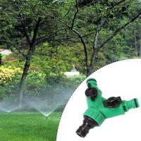 Conector De Rama De Jardín 2 En 1 Adaptador De Tubo De Agua Válvula Tricrópula De Plástico Con Interruptor Divisor De Camión - details 0