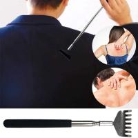 Telescopio Afeitadora De Espalda Masajeador De Acero Inoxidable Con Bolsa De Transporte Herramienta Para Rascarse La Espalda - details 9