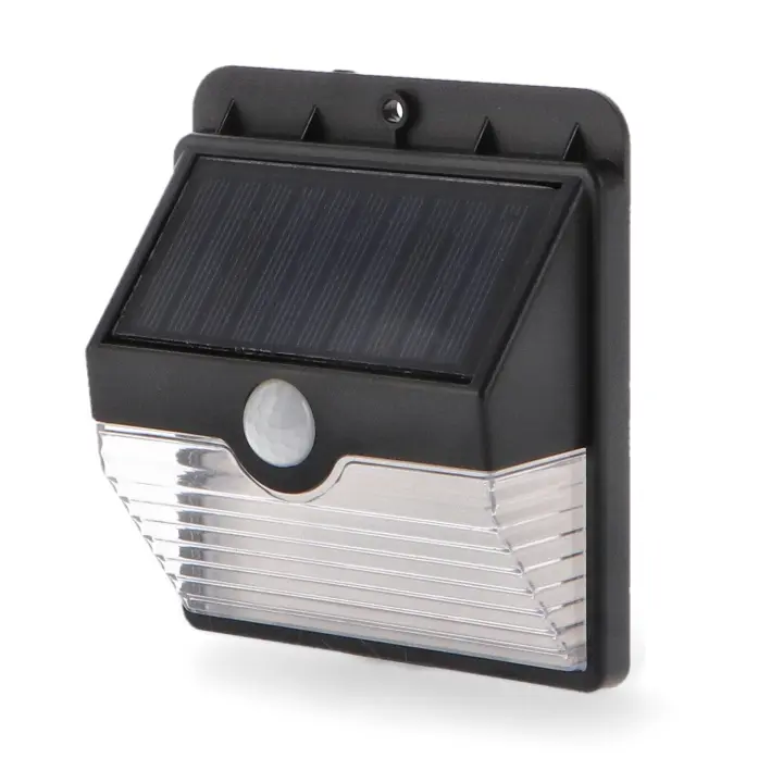 IluminaShop - Aplique LED Solar 3W Con Sensor Movimiento IP44 - 1