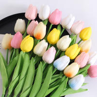 Juego De 5/10 Peces Flores Artificiales Tulipán Para Decoración De Boda Jardín Interior Y Exterior Decoración De Vaso Regalo Para Fiesta De Aniversario - details 2