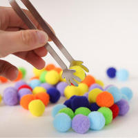 Juego De Aprendizaje Sensorial Montessori Para Niños Juguete De Coloración Y Alineación 78 Piezas Set De Pompom Para Niños De Preescolar Y Jóvenes - details 2