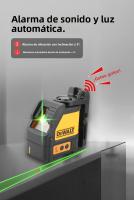 Nivel De Láser DEWALT 2-Línea Verde Automático Precisión Horizontal Y Vertical DW088CG Para Trabajos De Carpintería Y Construcción - details 2