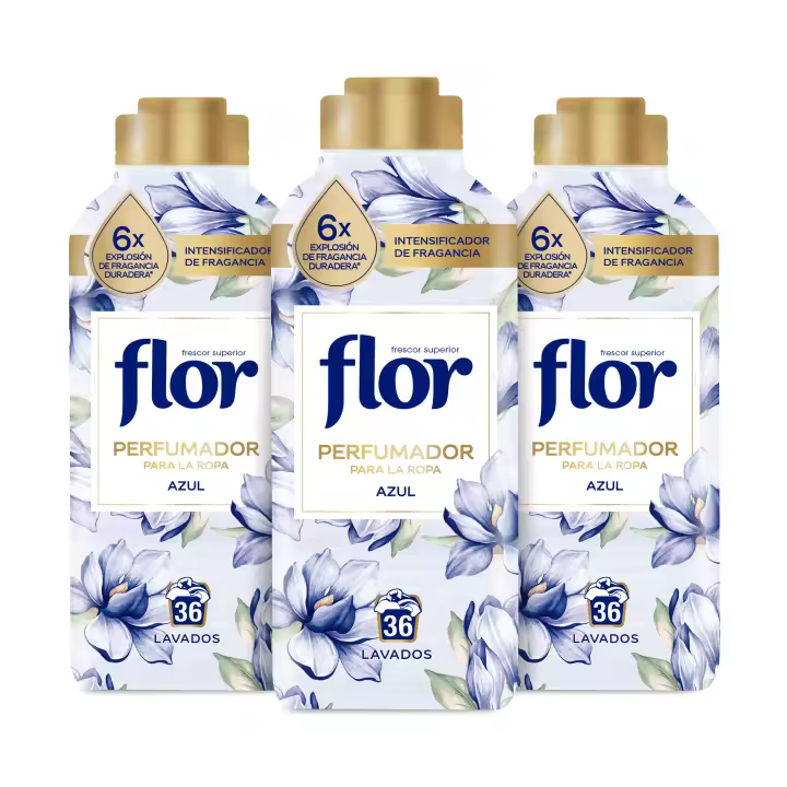Flor Perfumador Para la Ropa Fragancia Azul 3x 720ml - 1