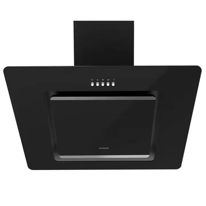 Campana tipo T CMPTRAL-SG60 Infiniton 400m³/h 210W con luz LED cristal negro 39,2x59,7x40 cm - 1