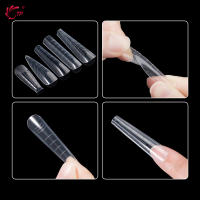 Set De 120 Piezas De Uñas Postizas Con Molde Doble Transparente Para Gel De Secado Rápido TP Molde Superior Para Extensión De Uñas - details 7