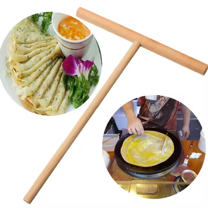 Kit De Herramientas Para Cocina DIY Makar De Platos Y Pascualinas Con Espátula De Madera Para Harina De Tacos 5 Piezas - 1