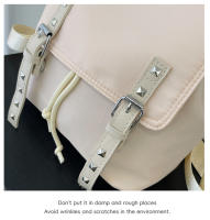 Mochila de mujer de gran capacidad, moderna y versátil, de tendencia atmosférica, duradera, sencilla, con múltiples bolsillos, para viajes de mujer. - details 20
