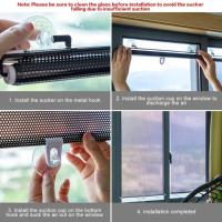 Cortinas De Succión Para Ventanas Sin Perforar Reetrocesible Blackout Para Coche Dormitorio Cocina Oficina Cortina Antirreflejo - details 8