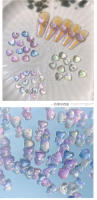 Adornos De Uñas 3D Misscheering Charms De Corazón En Amor Piedras De Cristal Naturales Para Decoración De Uñas DIY Accesorios De Uñas - details 10