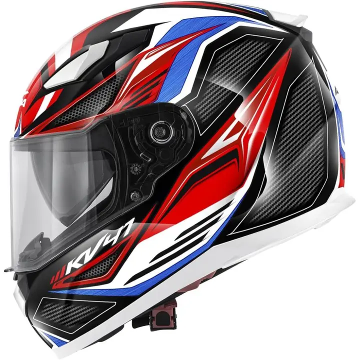 Casco Integral Kappa KV41 DALLAS FIGHTER NEGRO ROJO AZUL BRILLO - 1