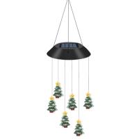 Lámpara Decorativa Solar Para Jardín Navidad Con Campana De Viento Y Luz UV 6 LED Exterior Para Patio Balcon Decoración Hogar - details 6