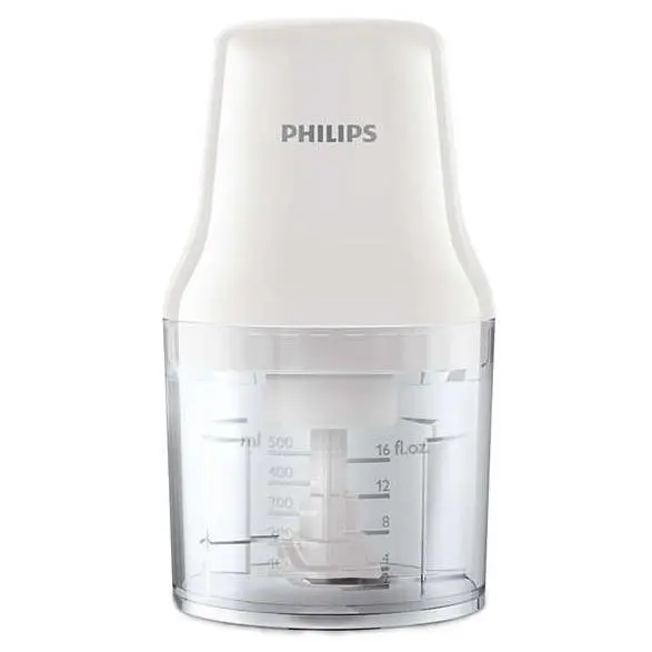 Picadora Philips HR139300, Blanco, 0'7 L, 450 W - 1