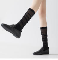Calentadores De Pierna Para Mujer Estilo Japonés Moda Color Sólido Longitud Al Final Del Rodillo Primavera Verano Nylon Spandex Viscosa - details 2
