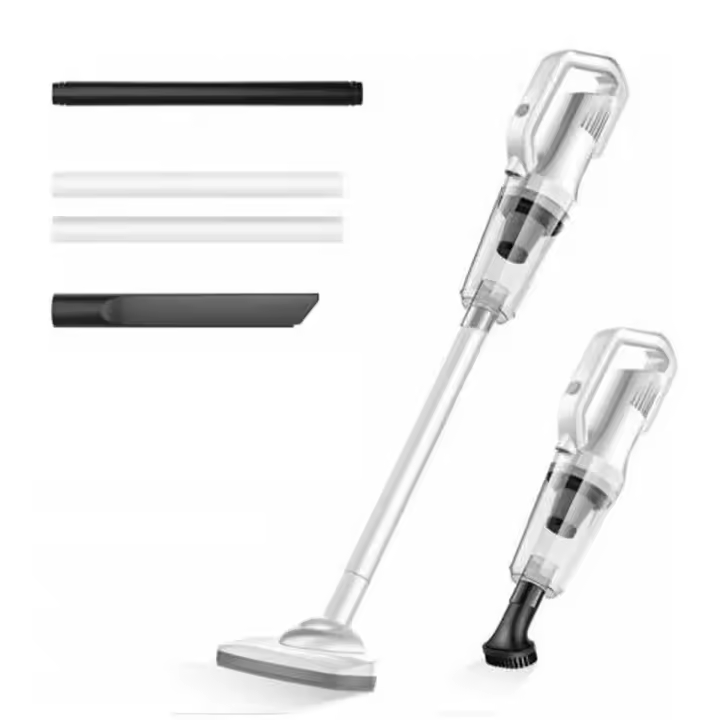 Aspirador Escoba Inalambrico Sin Bolsa 12000Pa Con Luz Frontal LED Batería 6000mAh Autonomía 30 min Carga 4-5H - 1