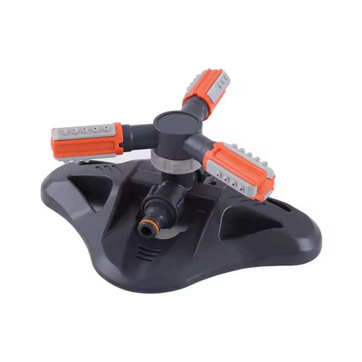 Asperores de Jardín de 360 ° automáticos con 3 Brazos ajustables, ideales para sistemas de Riego de céped. - 1