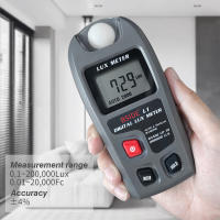 BSIDE Medidor De Lux Digital Con Pantalla LCD 0~200,000lux Instrumento De Iluminancia Sensor De Fotometría Medidor De Lux/FC Portátil - details 0