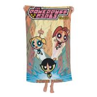 Toalla De Baño De Algodón Y Poliéster Con Diseño De Cartoon Powerpuff Girls Toalla De Playa Kawaii Para Niños Absorbente Y Secado Rápido Tallas Variadas - details 8