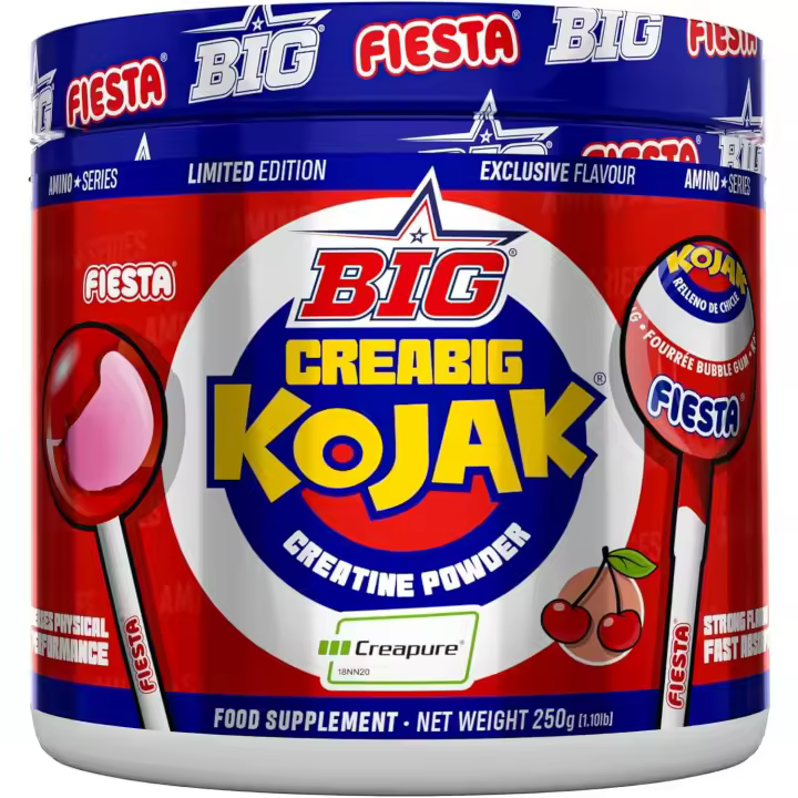 BIG - Creatina Monohidratada Creapure® en Polvo, Mejora el Rendimiento Físico, Sabores exclusivos, Rápida absorción, Vegana - 1