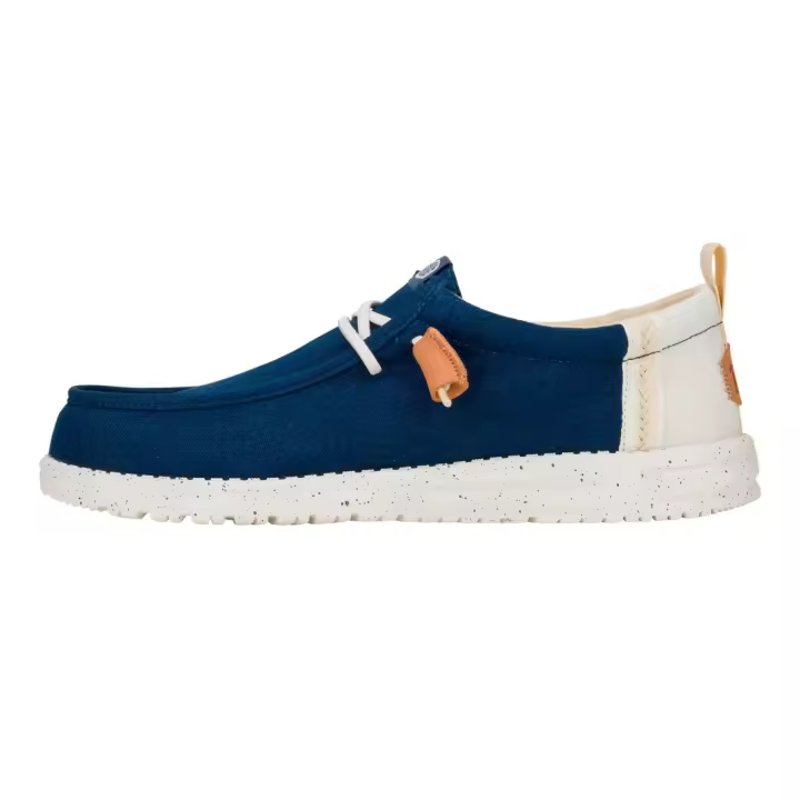 Hey Dude Wally Summer Linen Hombre - Mocasines italianos casual - Extraligeros y cómodos - 1