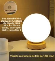 Lámpara De Noche LED RGB Cambiante USB Recargable Para Mesa Luz De Dormitorio Oficina Sala De Estar Iluminación Doméstica - details 14