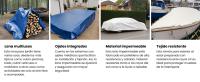 Lona Impermeable Keroppa 2x3m Azul - Protección UV Garantizada - details 2
